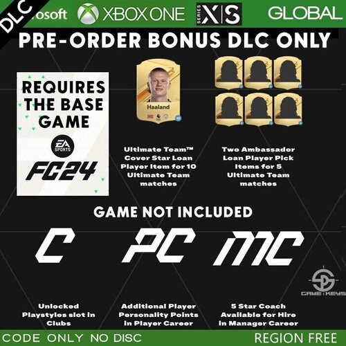 EA Sports FC 24 Pre Order Bonus DLC - Multilanguage