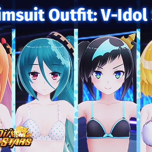 Neptunia Virtual Stars - Swimsuit Outfit- V-Idol Set DLC - Multilanguage