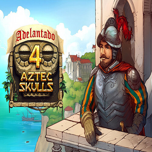 Adelantado 4 Aztec Skulls - Multilanguage